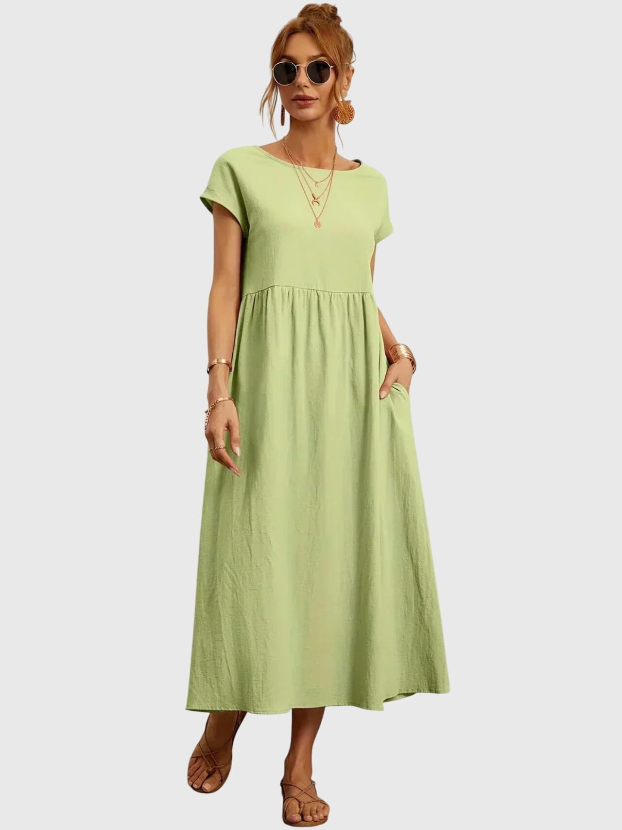 Relaxed Fit Dress – Breathable Fabric & Flattering Silhouette