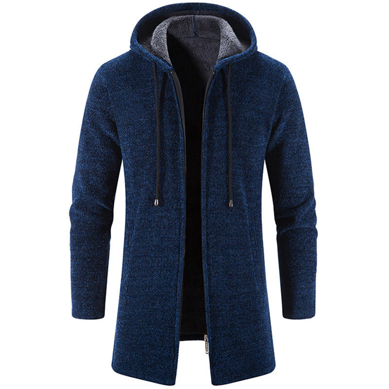 Reginald – Men's Fleece Hoodie Jacket – Soft and Warm Outer Coat with Comfortable Fit for Cold Weather