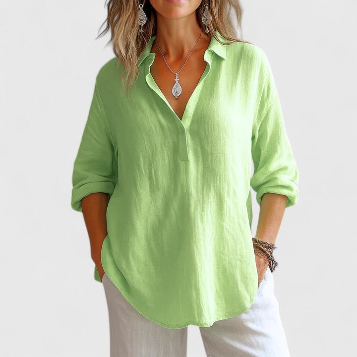 Linen Women's Top – Breathable Fabric & All-Day Comfort