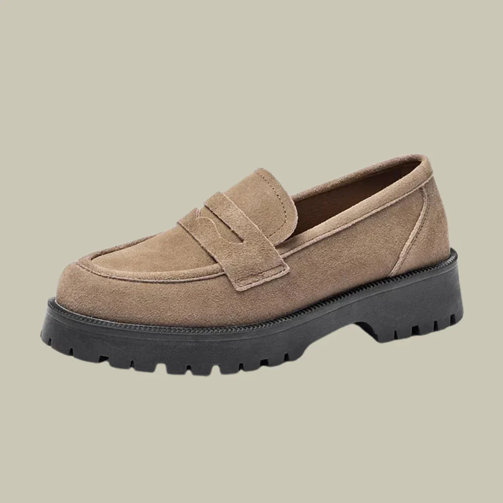 Women’s Classic Chunky Loafers – Slip-On Comfort for Daily Elegance