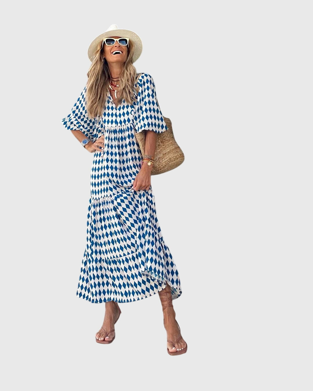 Boho Maxi Dress – Breathable Fabric & Lightweight Feel