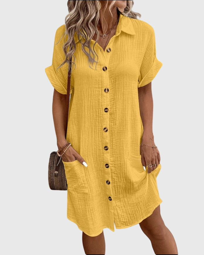 Relaxed Fit Dress – Breathable Fabric & Flattering Silhouette