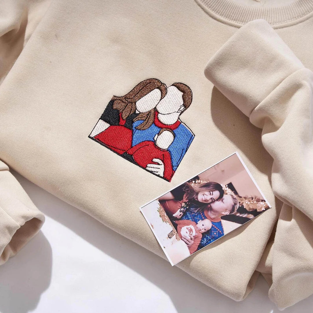 Mother's Day Gift | ThreadedMemories | Turn your photo into a unique, wearable keepsake full of emotion and style