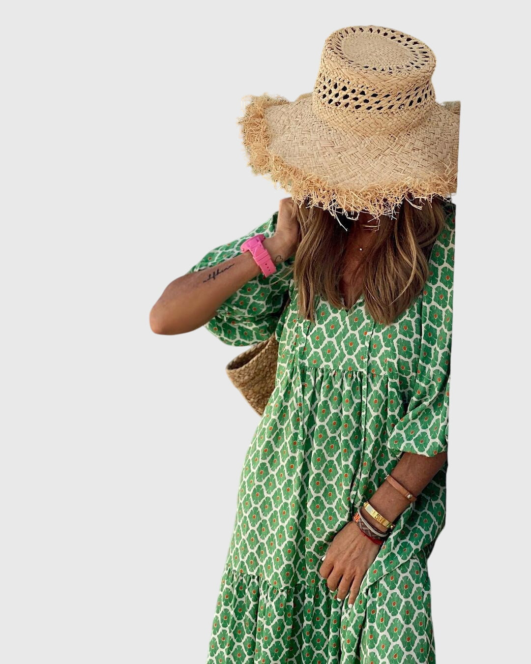 Boho Maxi Dress – Breathable Fabric & Lightweight Feel