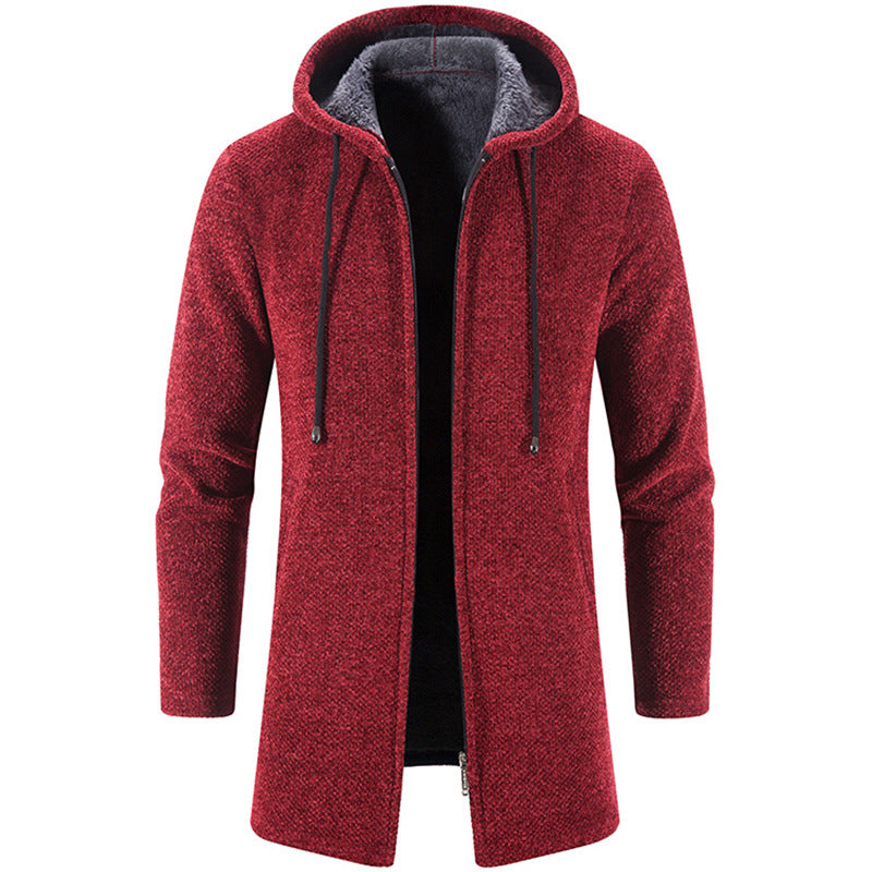 Reginald – Men's Fleece Hoodie Jacket – Soft and Warm Outer Coat with Comfortable Fit for Cold Weather