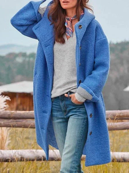 Audrey Women's Coat in Soft Wool – Elegant, Warm & Versatile for Winter