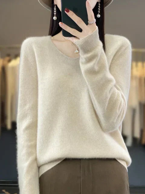 Lily Pull Woman – Elegant Knit in Soft & Comfortable Blend with Long Sleeves