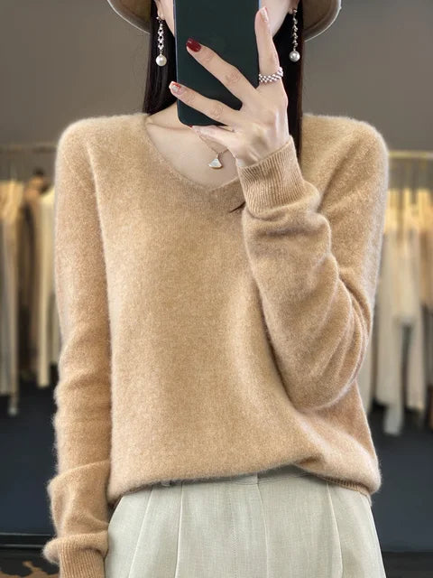 Lily Pull Woman – Elegant Knit in Soft & Comfortable Blend with Long Sleeves