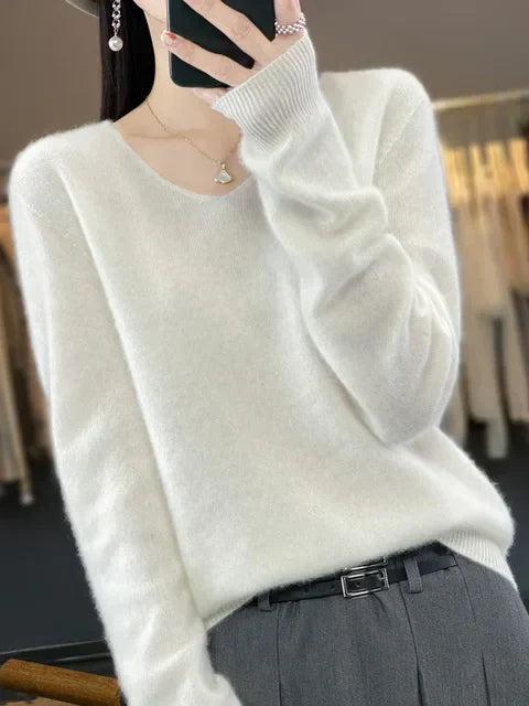 Lily Pull Woman – Elegant Knit in Soft & Comfortable Blend with Long Sleeves