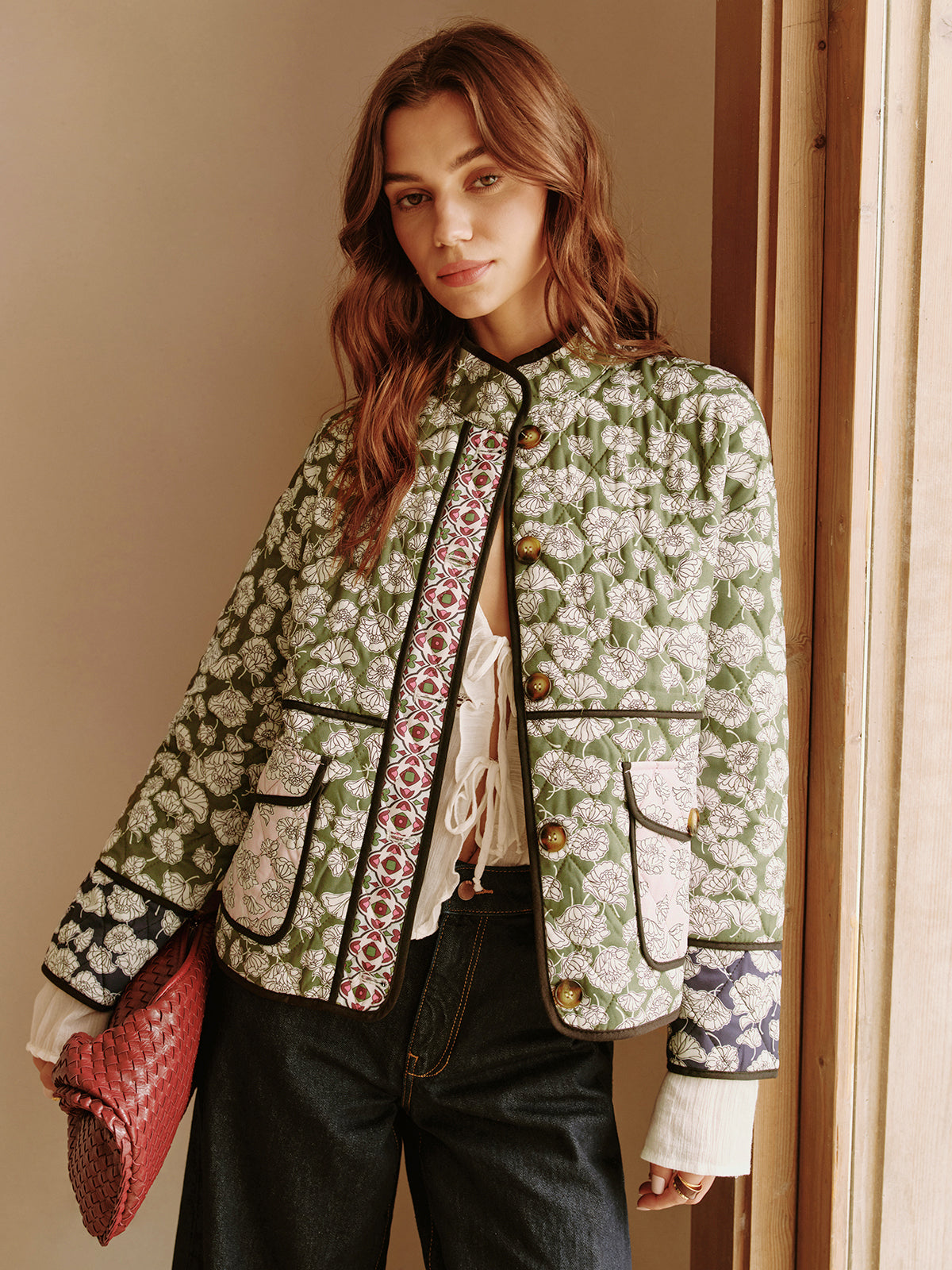 Lennox Quilted Floral Jacket – Multicolor, Bohemian and Authentic for a Unique Style