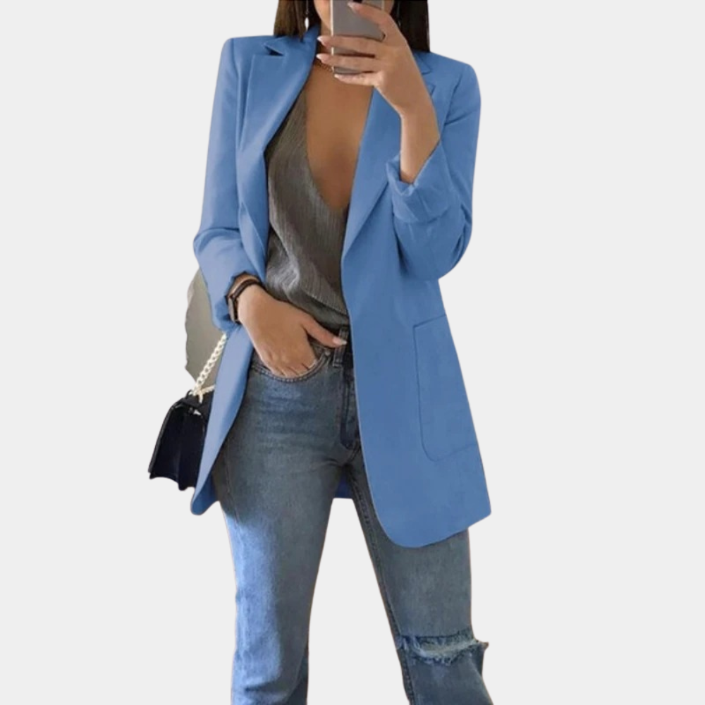 Bella Blazer Femme – Elegant Long Sleeve Blazer with Chic and Modern Cut