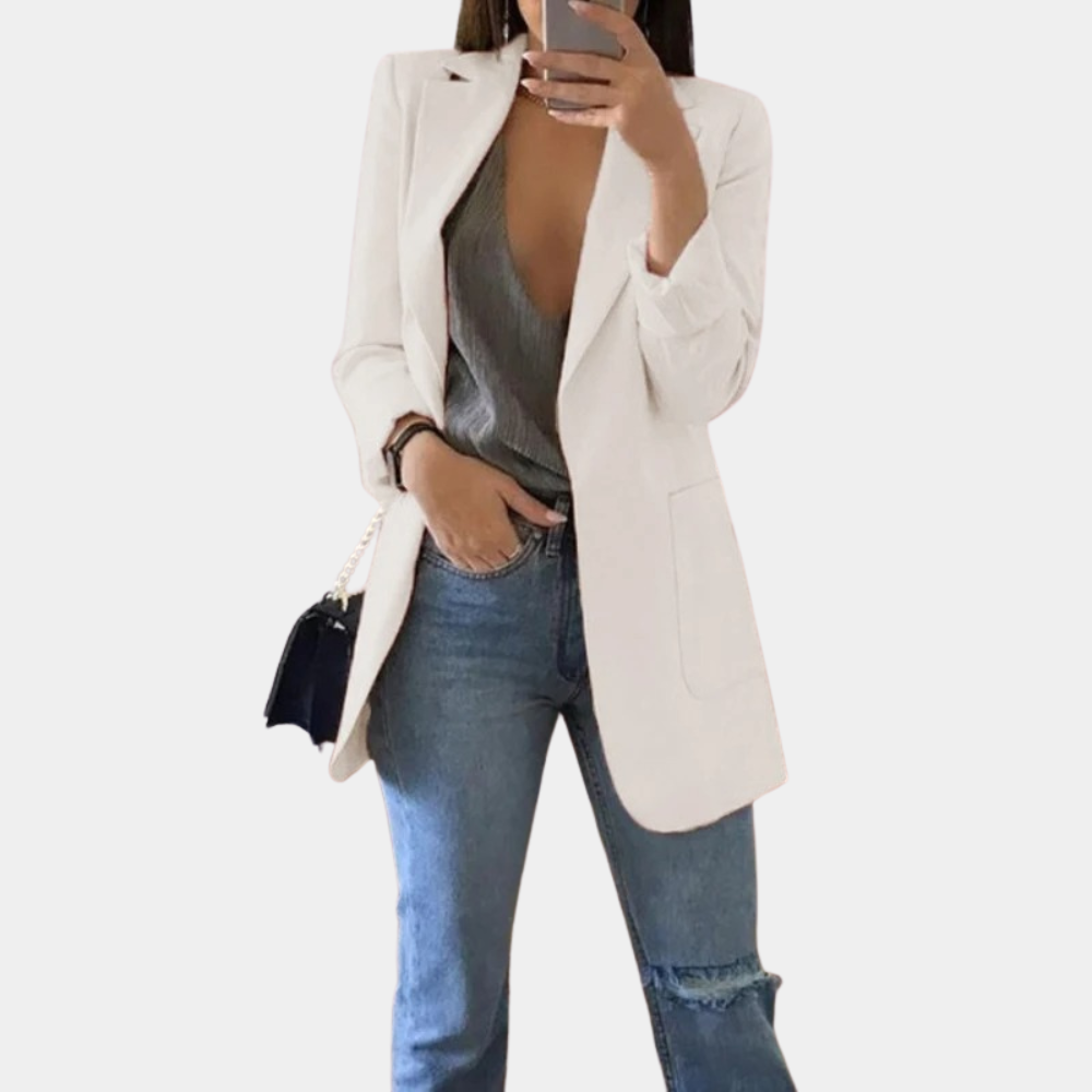 Bella Blazer Femme – Elegant Long Sleeve Blazer with Chic and Modern Cut