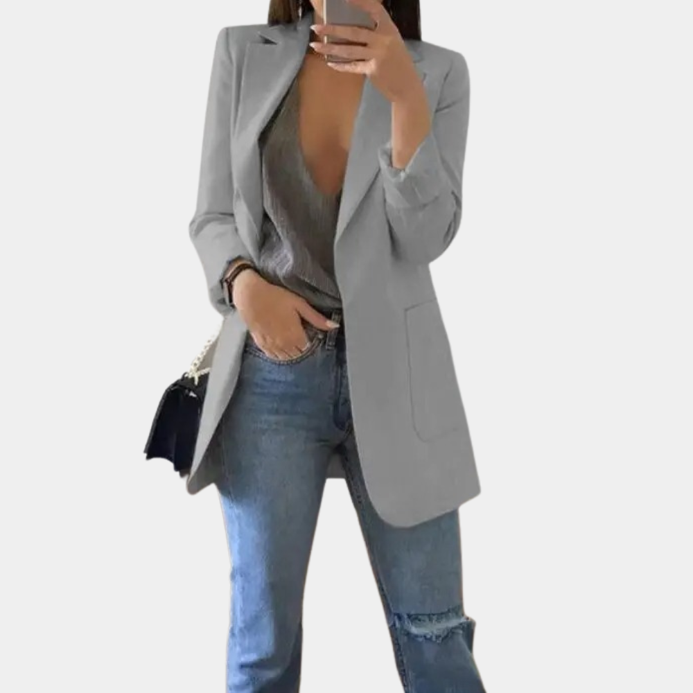 Bella Blazer Femme – Elegant Long Sleeve Blazer with Chic and Modern Cut