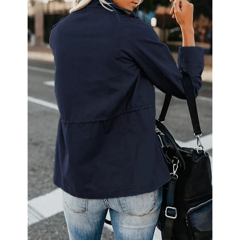 Danna Lightweight Women's Jacket – Mid-Season Jacket with Hood & Comfortable Straight Cut