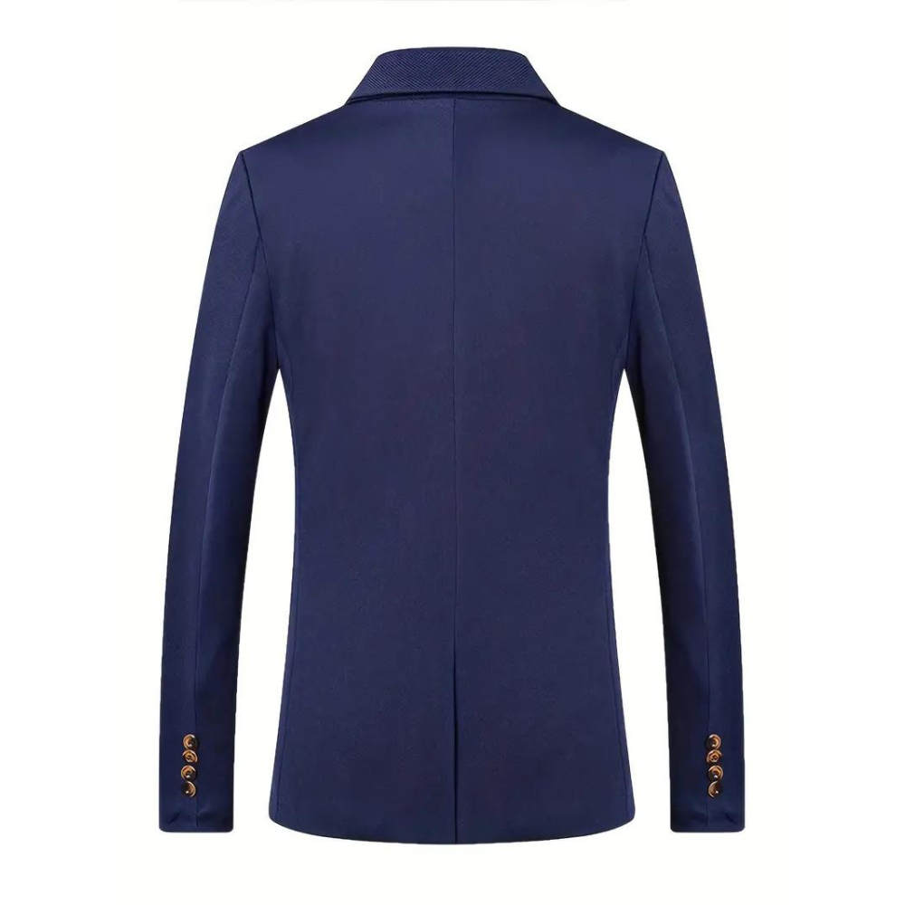 Jack Blazer Homme – Fitted One-Button Blazer in Breathable Acetate with Classic Lapels