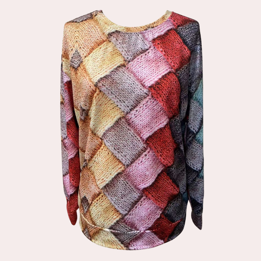 Karina Sweater Women – Colored Knit Sweater, Casual & Trendy Comfort Style