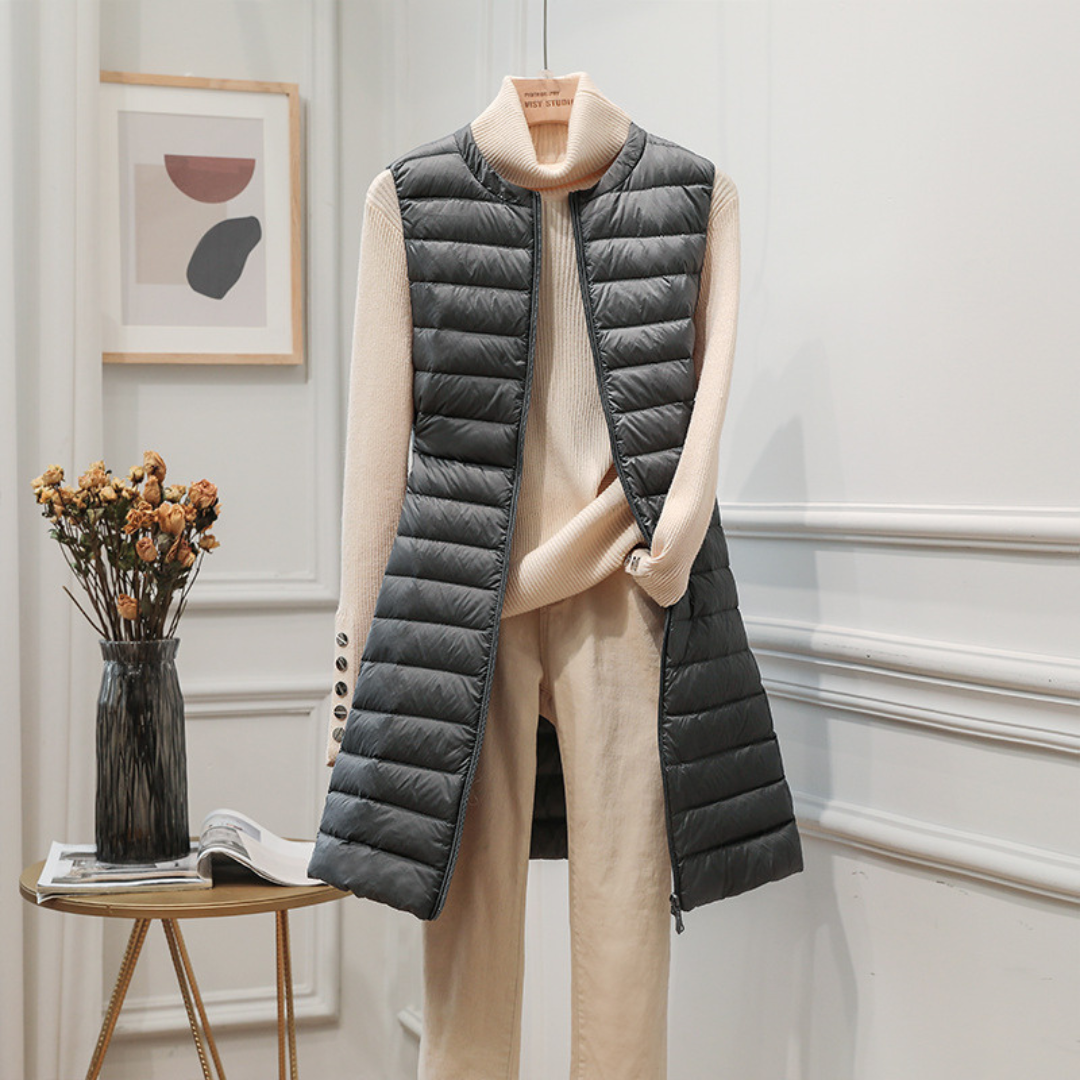 Premier Women's Jacket – Ultra Light & Ideal Sleeveless Down Jacket for Spring