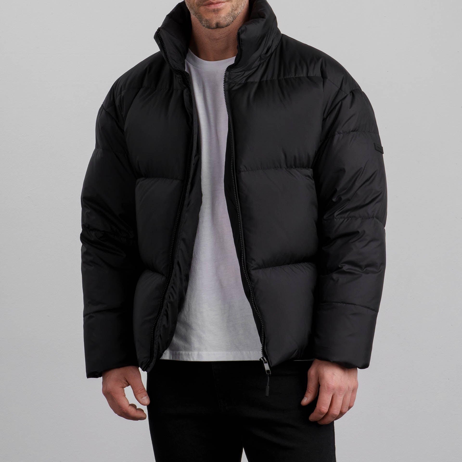 Zavier Men's Quilted Jacket with Hood – Lightweight, Water-Repellent, and Warm Puffer Jacket
