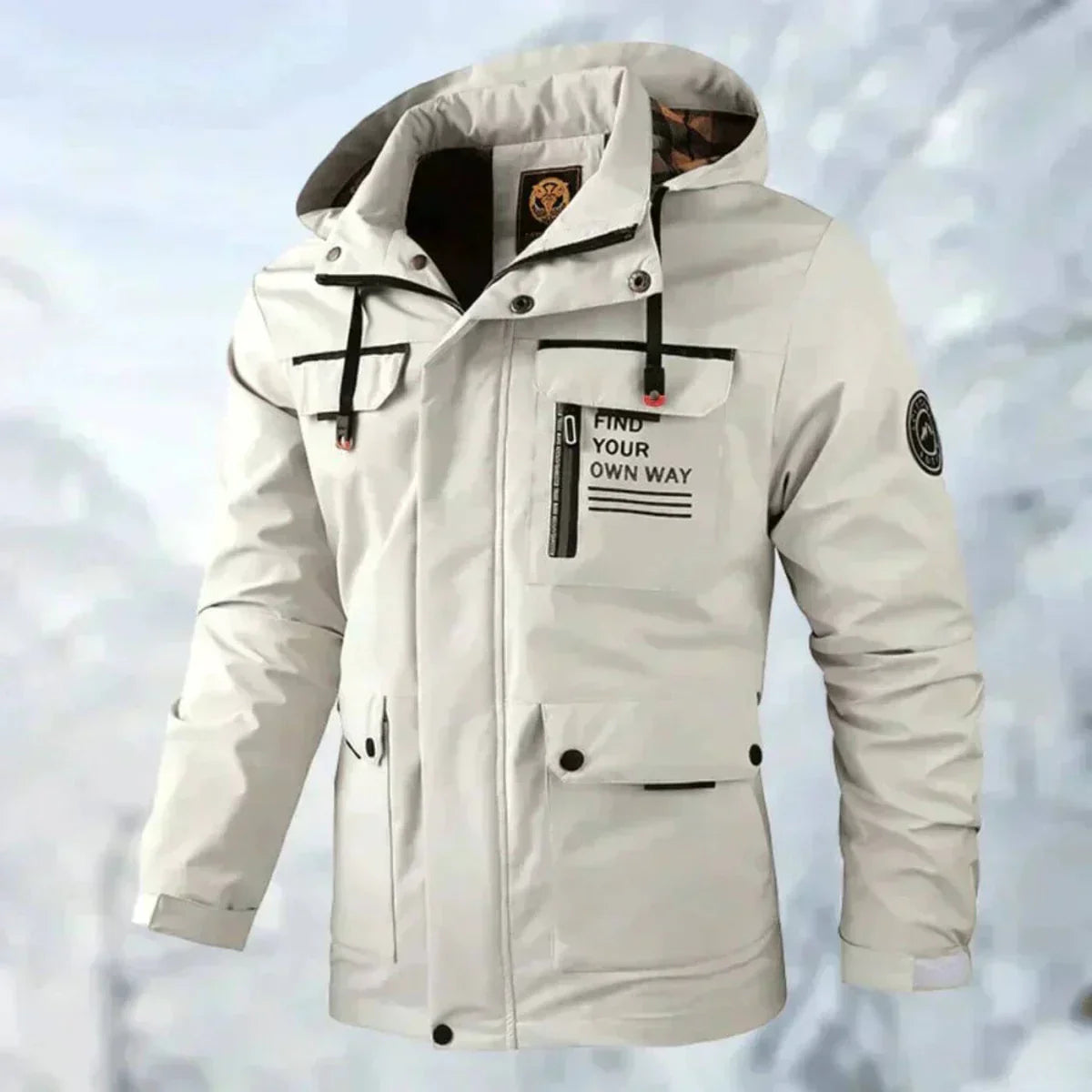 Erwin Men's Jacket – Comfortable Waterproof & Windproof Jacket for Autumn/Winter
