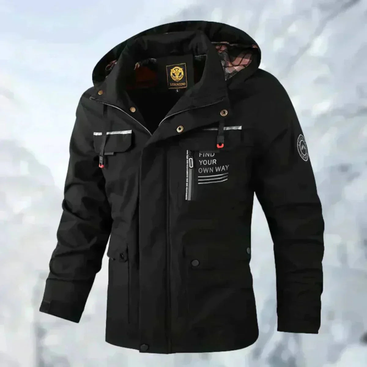 Erwin Men's Jacket – Comfortable Waterproof & Windproof Jacket for Autumn/Winter