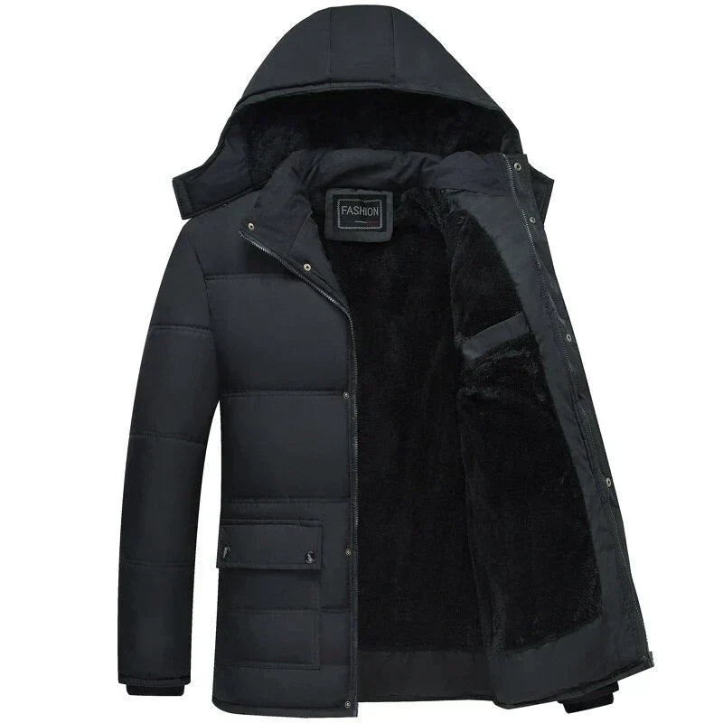 Gabriel Men's Jacket – Warm & Stylish Hooded Puffer for Winter