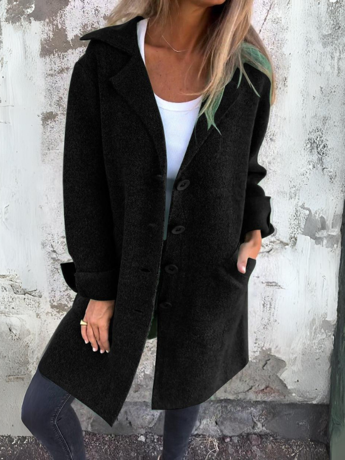 Sophie Woman Spring Coat – Premium Elegant & Light Wool Coat for Mid-Season