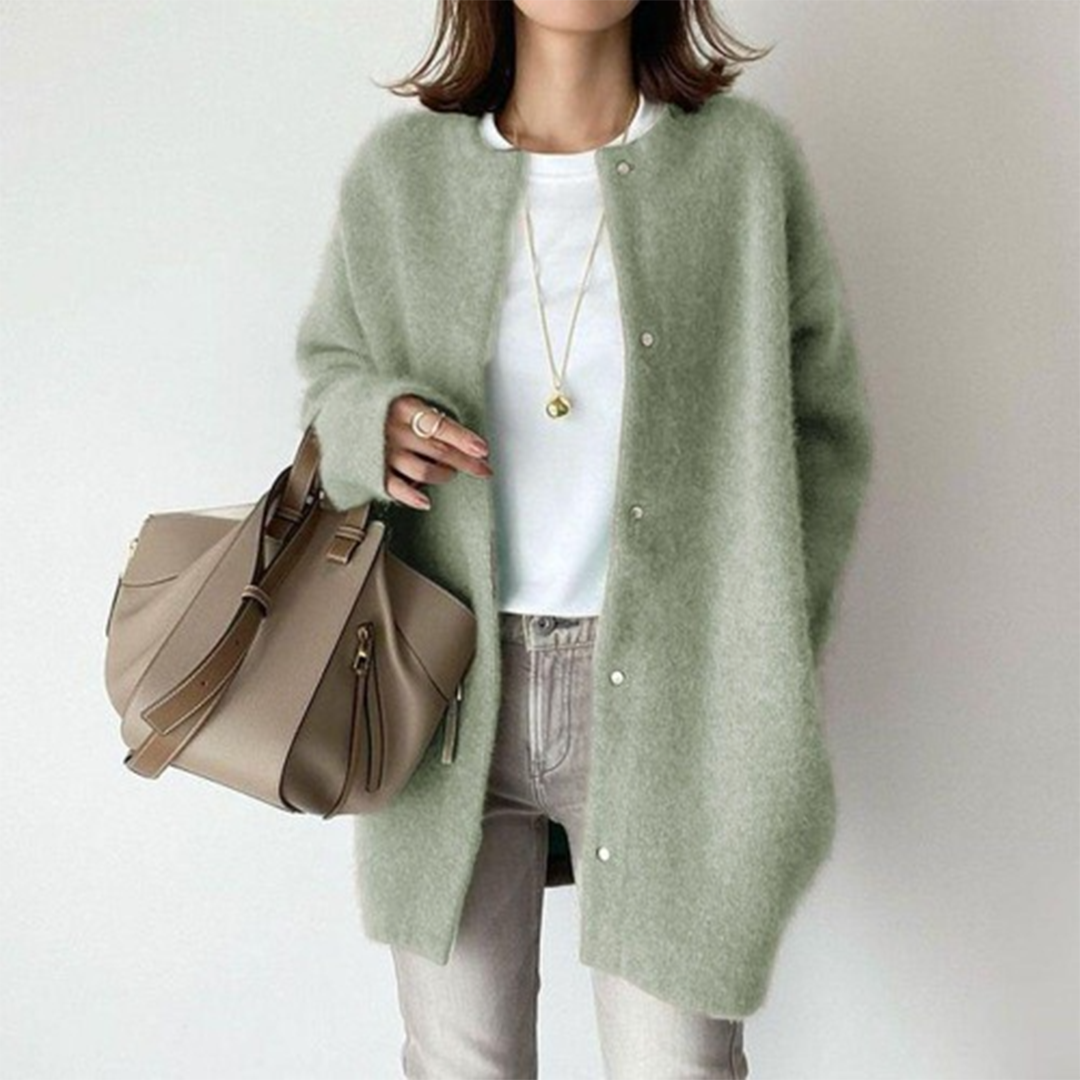 Amélie Cardigan Woman – Elegant and Light Cotton Sweater with Sophisticated Style