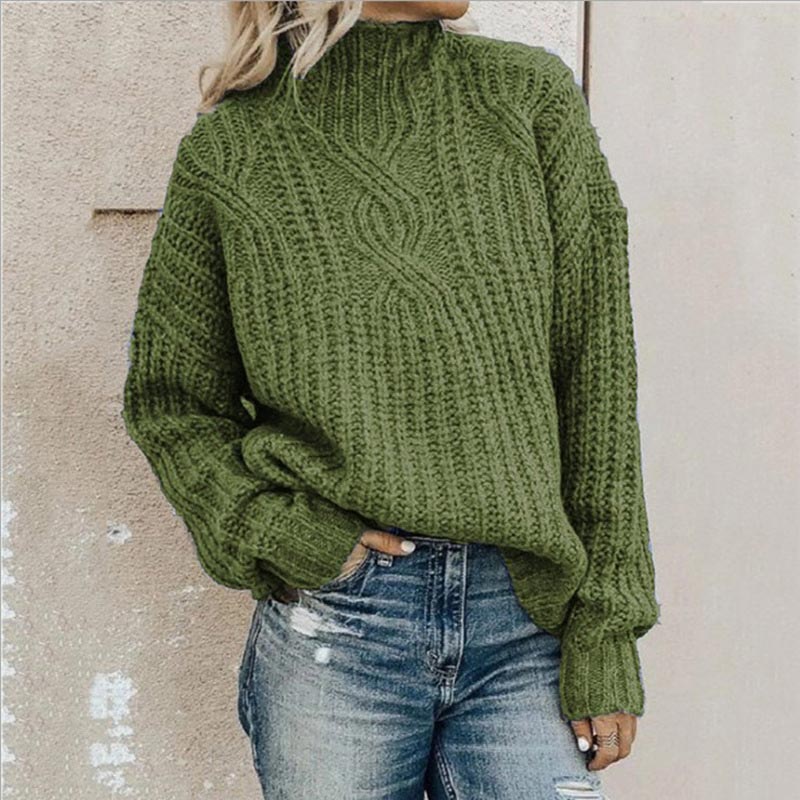 Lotte Women's Turtleneck Sweater – Elegant Sweater with High Neck and Comfortable Fit