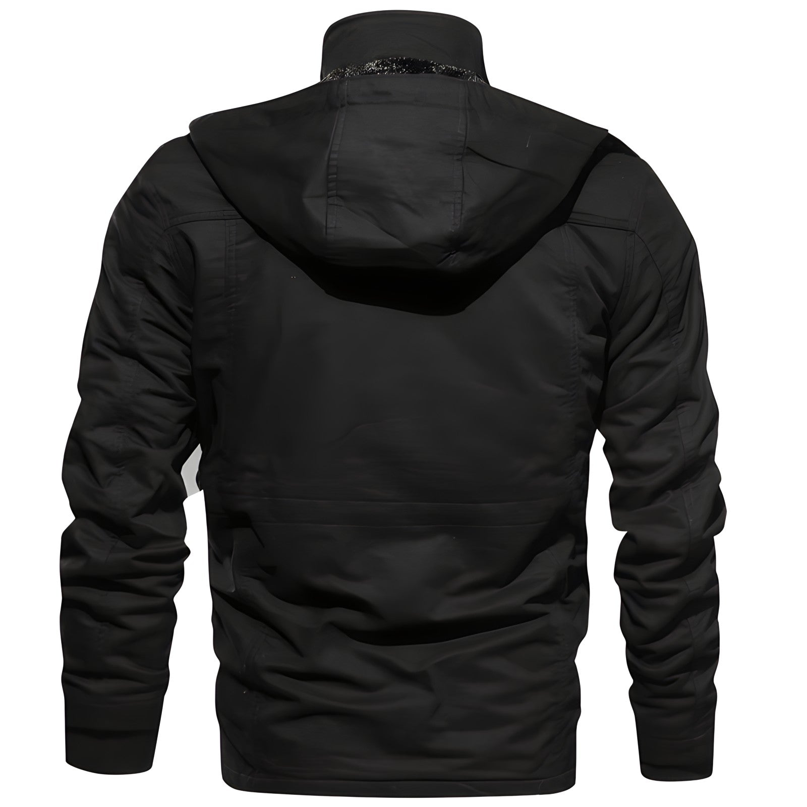 George Veste Outdoor Homme – Military Style with Lined Hood & Multiple Pockets