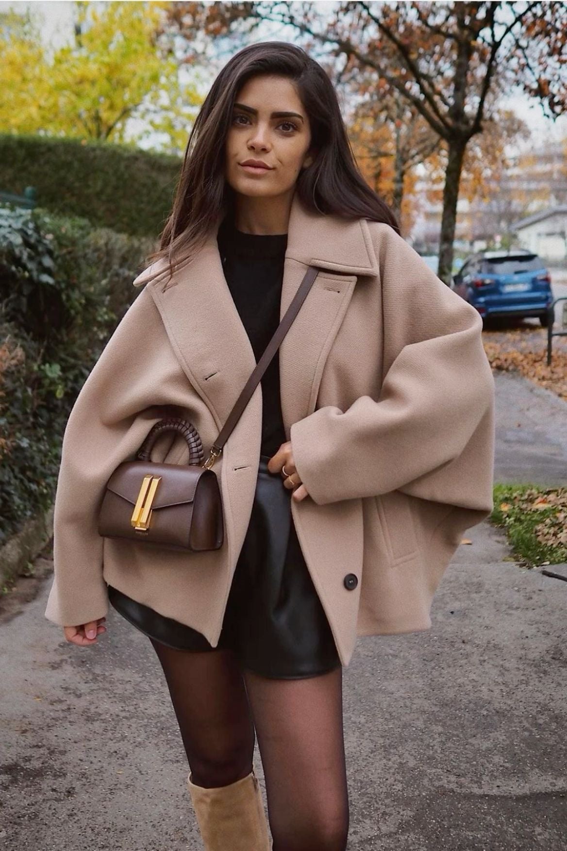 Amélie Woman Oversize Coat – Elegant Soft & Trendy Wool Coat for Winter