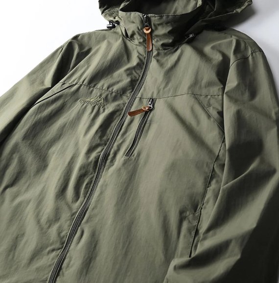 Ethan Men's Jacket – Waterproof Outdoor Jacket with Adjustable Hood & Multi-Pockets
