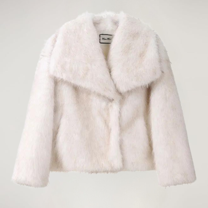 Liliana Manteau Luxe Femme – Ultra-Soft Faux Fur Coat with Elegant Style for Winter