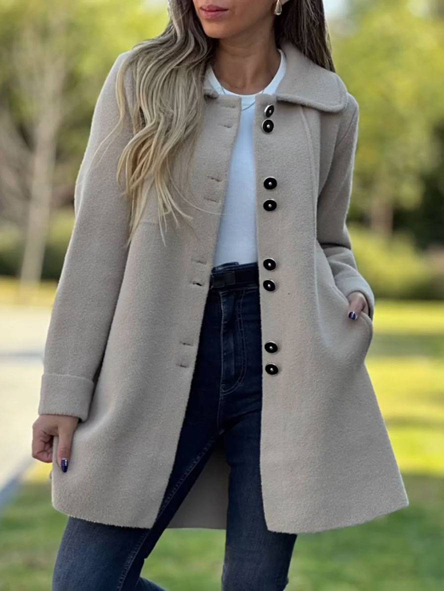 Charlotte Gilet Long Woman – Elegant, Warm & Comfortable Cardigan for All Occasions
