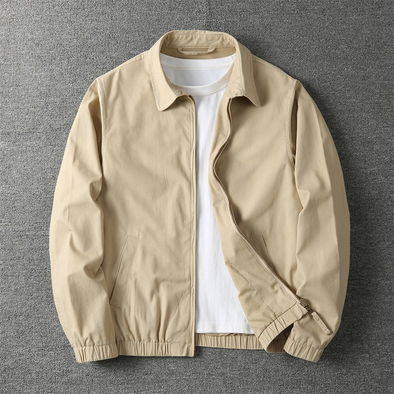 David Veste Homme – Trendy Urban Jacket with Relaxed Fit & Zipped Details