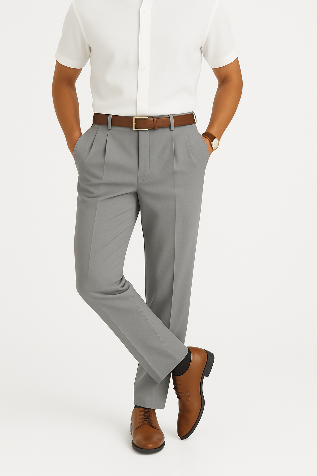 Men’s Casual Business Trousers – Modern Tailored Fit