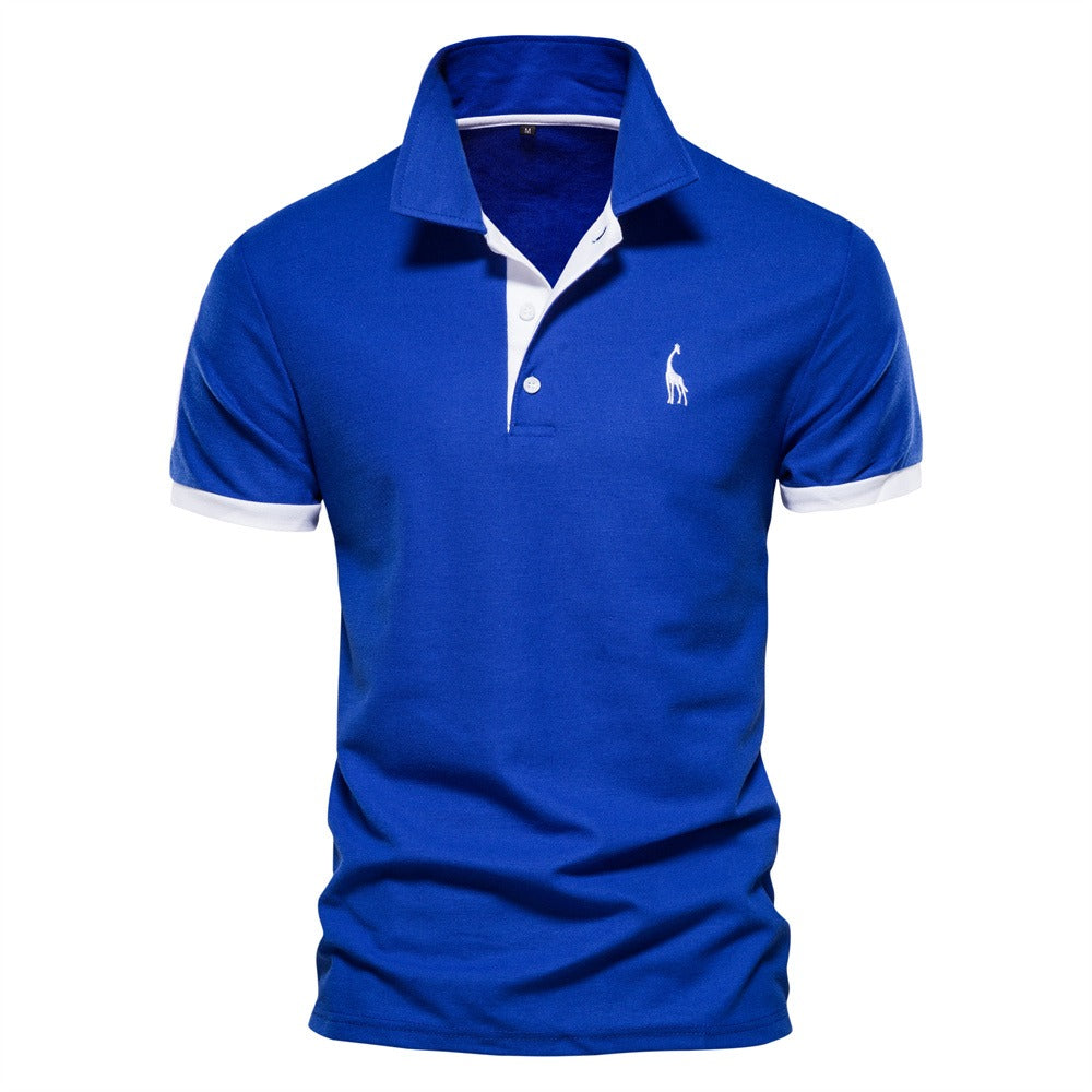 Men’s Classic Short-Sleeved Polo Shirt – Smart Casual Summer Essential