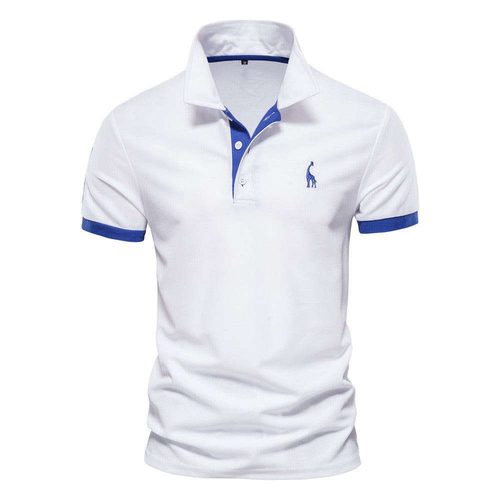 Men’s Classic Short-Sleeved Polo Shirt – Smart Casual Summer Essential