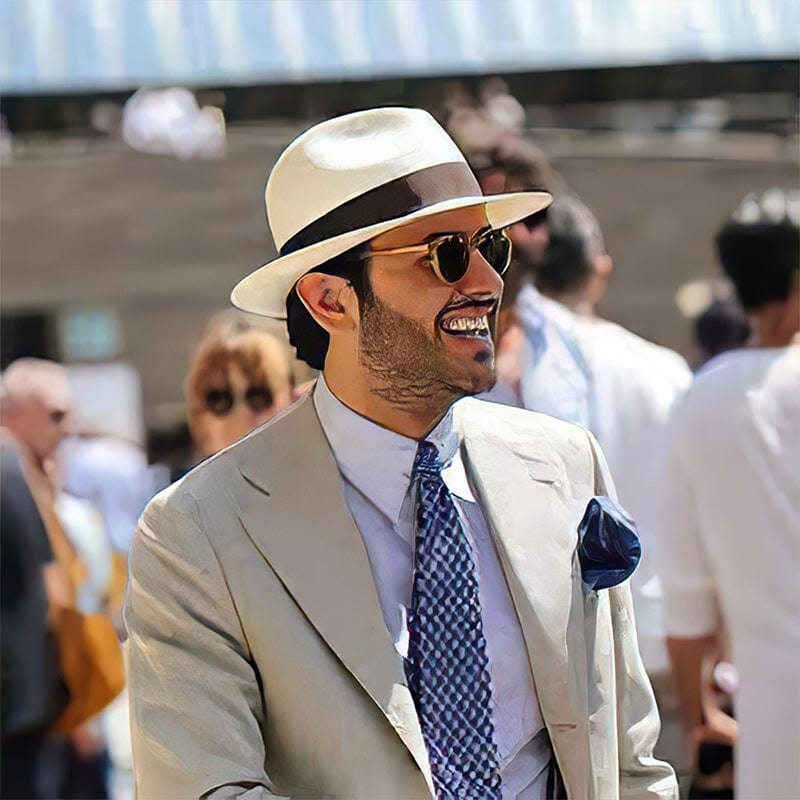 Men’s Classic Summer Panama Hat – Handmade Elegance for Refined Travel Style