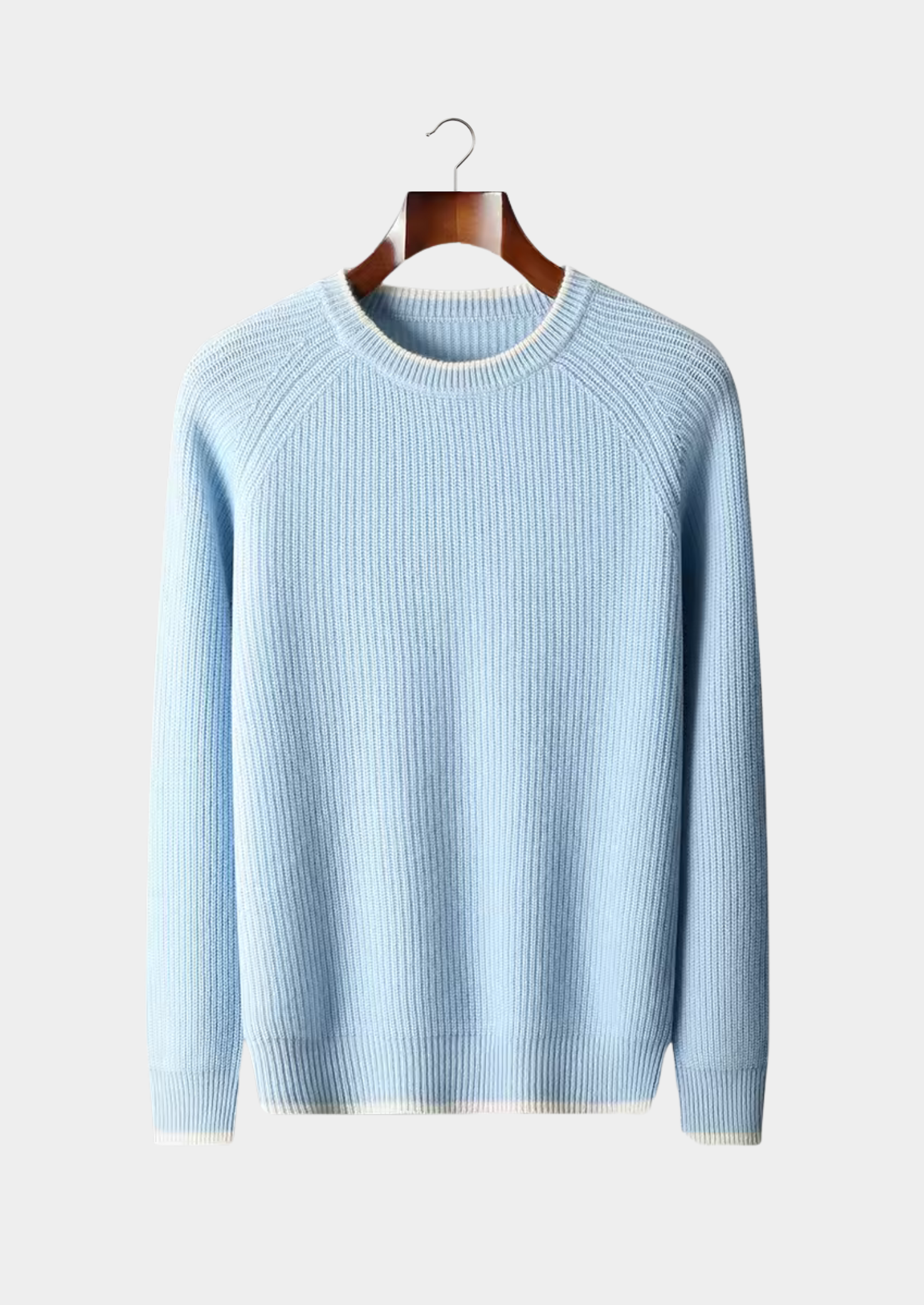 Men’s Crew Neck Knitted Sweater – All-Season Smart Casual Essential