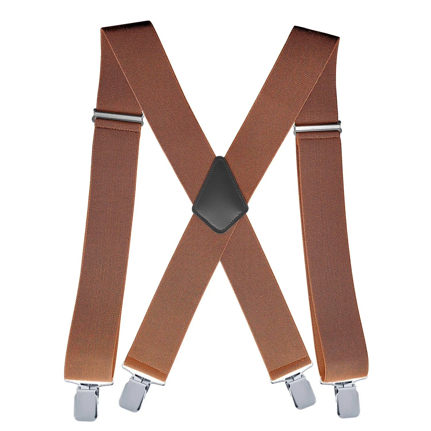 Men’s Heavy-Duty Suspenders – Wide Adjustable Y-Back Braces