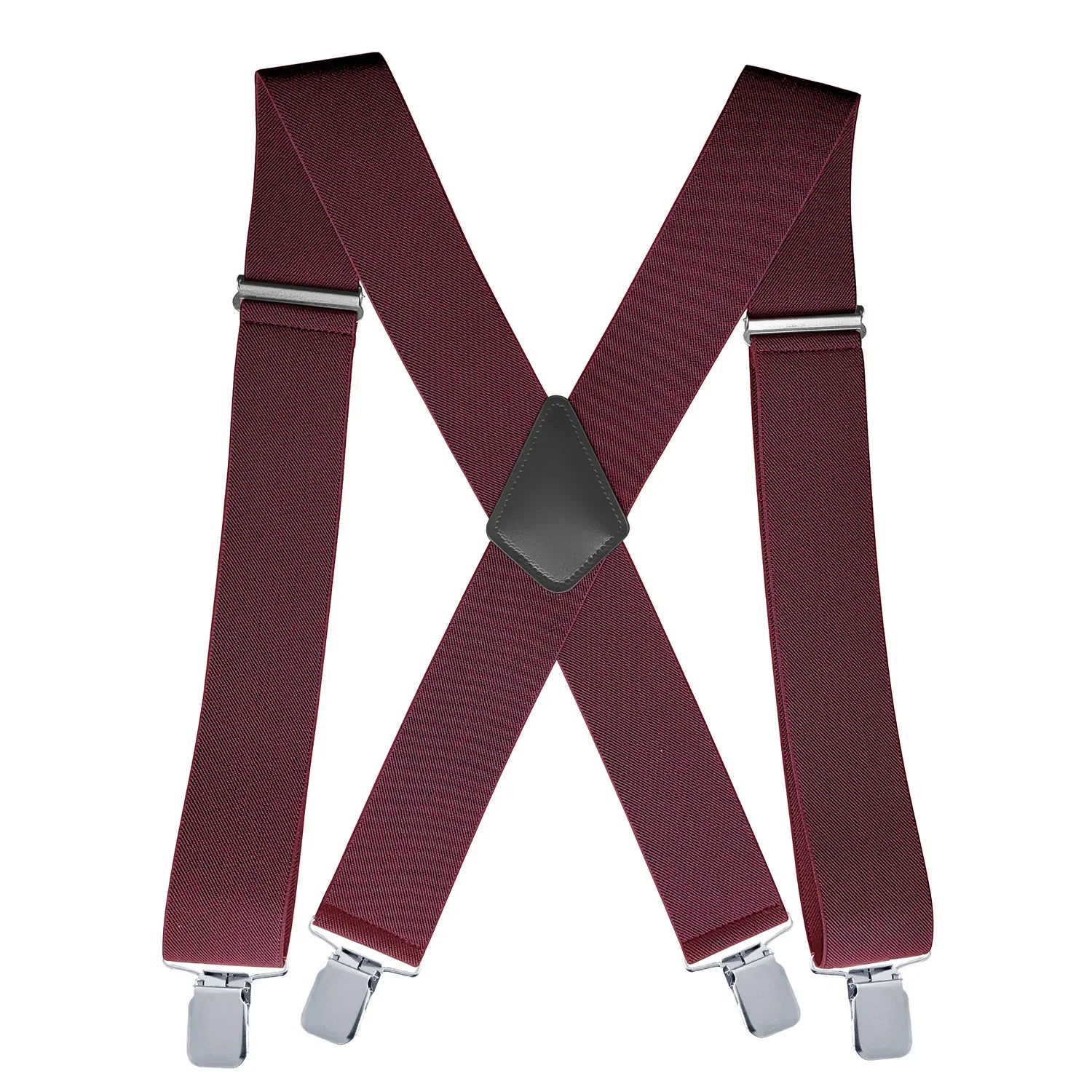 Men’s Heavy-Duty Suspenders – Wide Adjustable Y-Back Braces