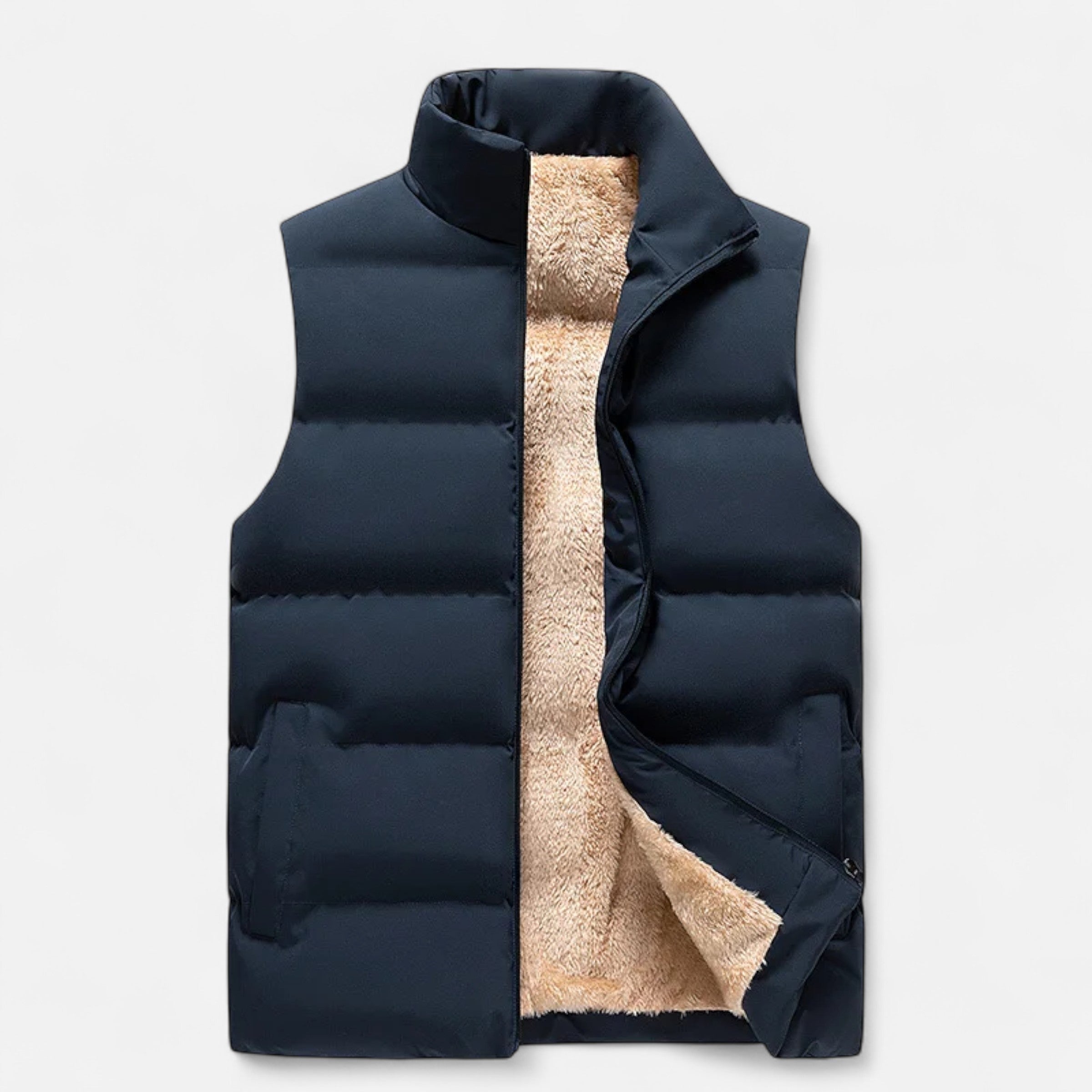 Men’s Insulated Winter Gilet – Fleece-Lined Design for Cold-Weather Layering