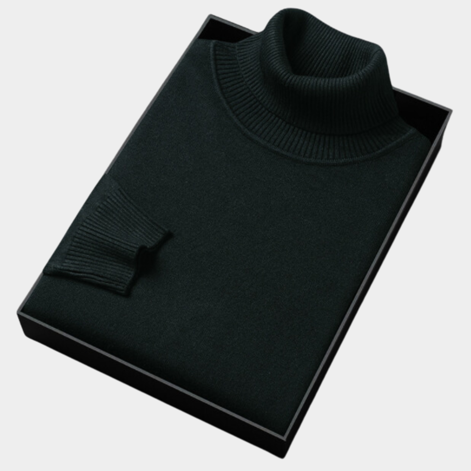 Men’s Polo Jumper with Roll Neck – Smart Casual and Evening