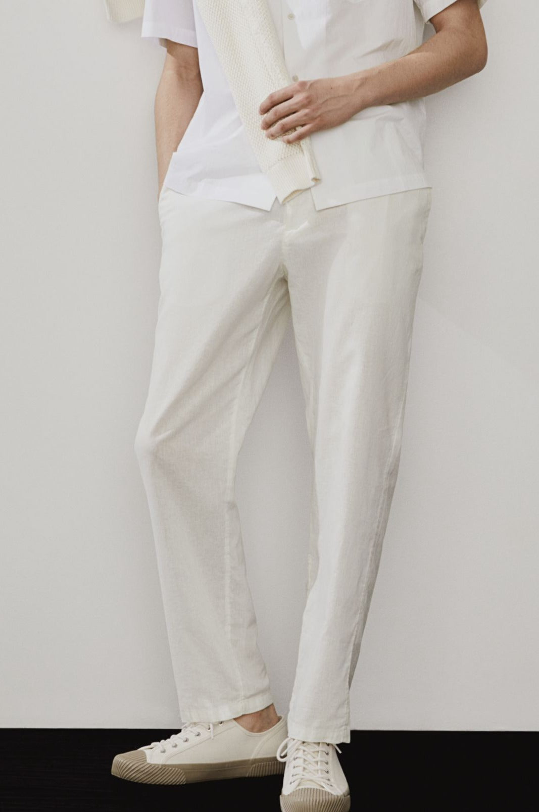Men’s Relaxed Drawstring Trousers – Smart Casual Fit