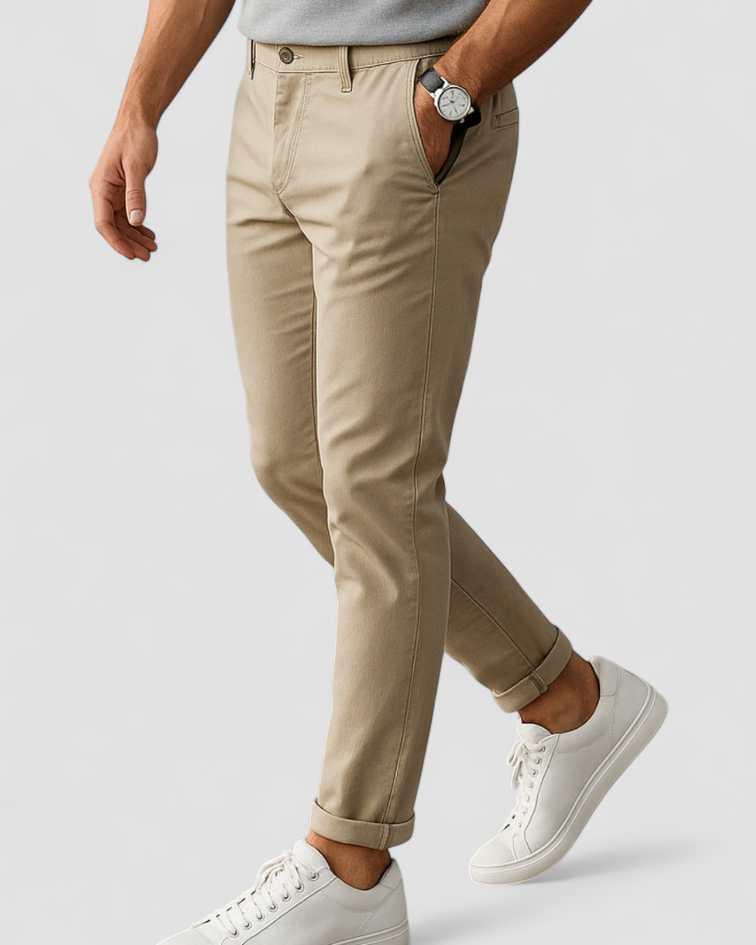 Men’s Slim Fit Business Trousers – Classic Smart Casual Style