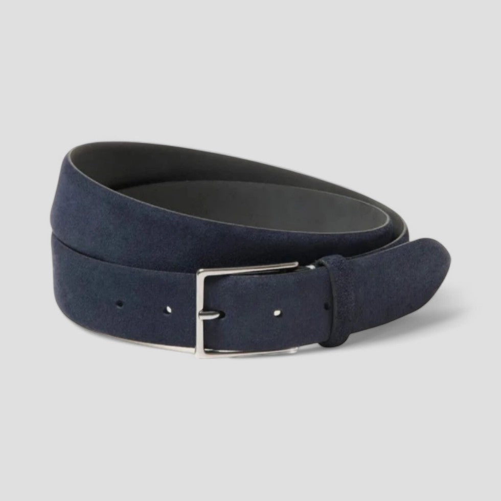 Men’s Smooth Finish Belt – Classic Buckle, Refined Old Money Style