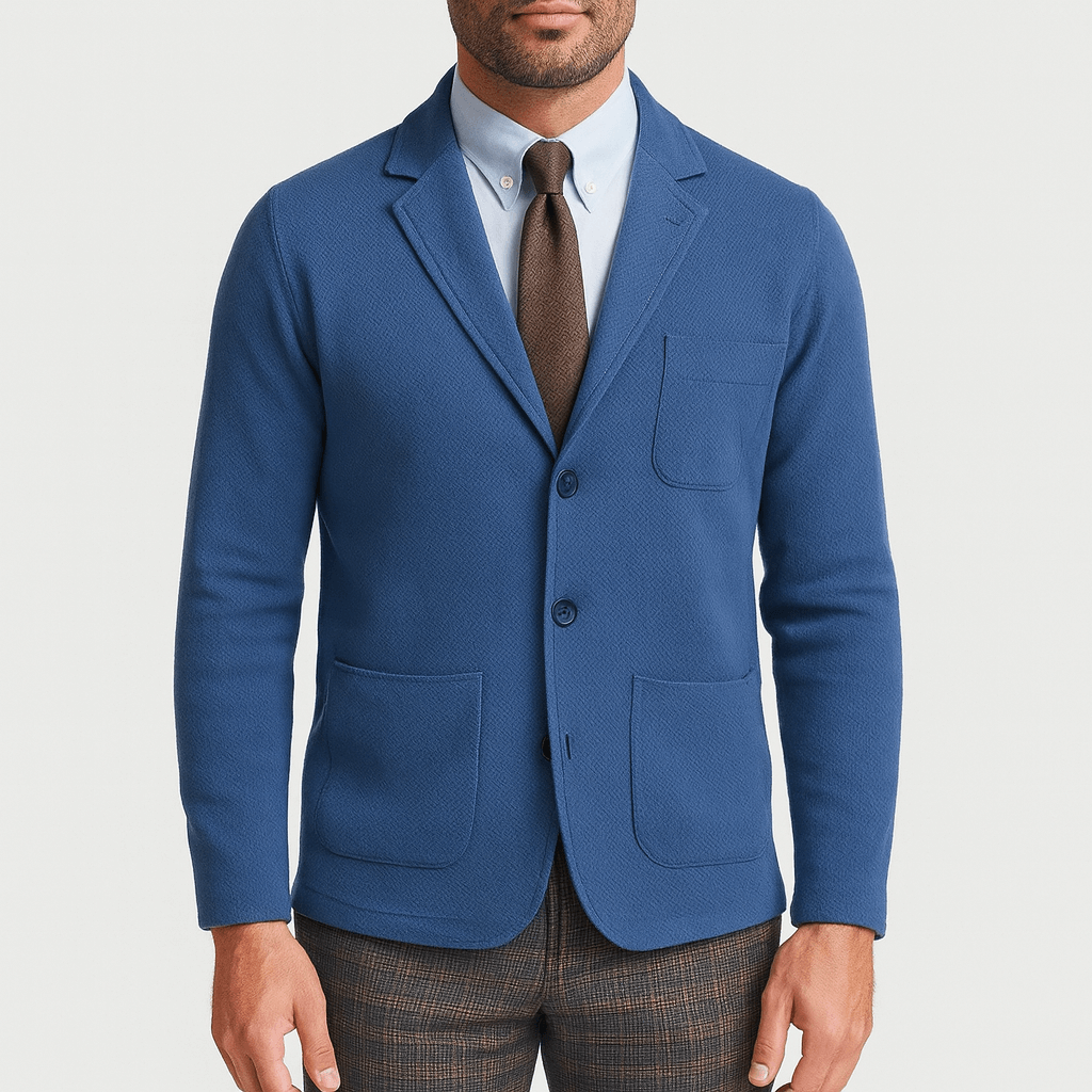 Men’s Tailored Blazer – Classic Single-Breasted Design