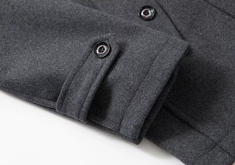 Men’s Tailored Military-Inspired Jacket – Structured Layering Piece