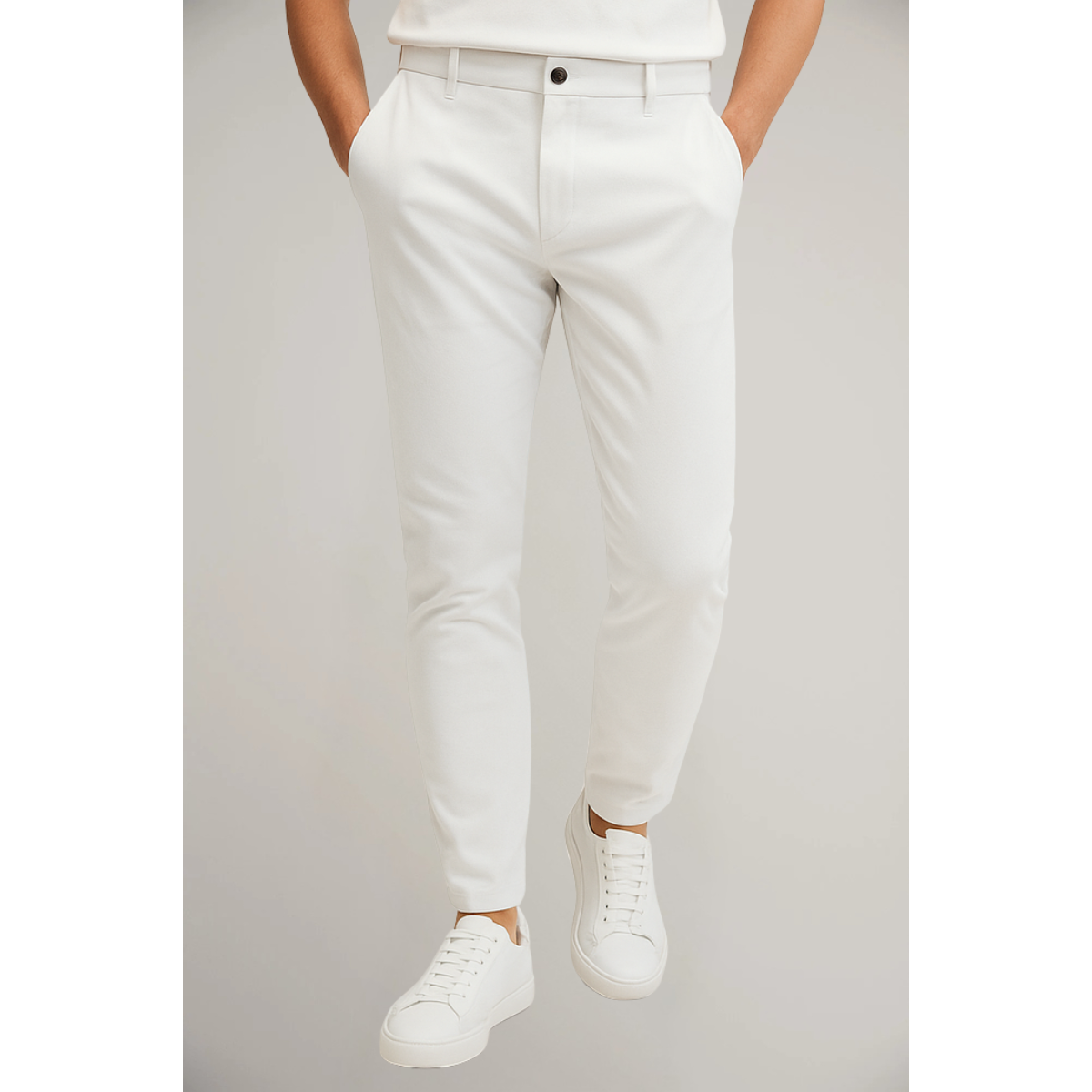 Men’s Tailored Trousers – Classic Flat-Front Workwear