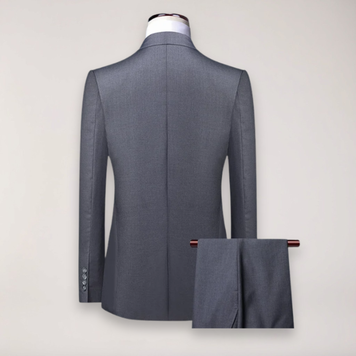 Men’s Two-Piece Formal Suit – Tailored Fit Blazer and Trousers
